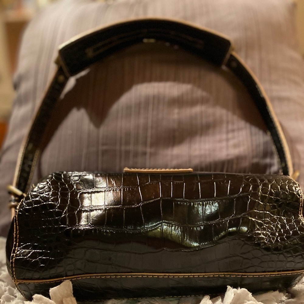 Guess Small Handbag Faux Alligator Print